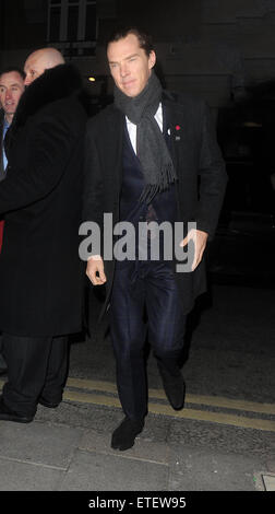 Harvey Weinstein's pre-BAFTA dîner à Little House, en partenariat avec Burberry & oie grise comprend : Benedict Cumberbatch Où : London, Royaume-Uni Quand : 06 Mar 2015 Source : WENN.com Banque D'Images