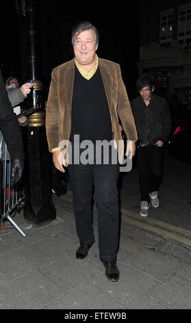 Harvey Weinstein's pre-BAFTA dîner à Little House, en partenariat avec Burberry & oie grise avec : Stephen Fry Où : London, Royaume-Uni Quand : 06 Mar 2015 Source : WENN.com Banque D'Images