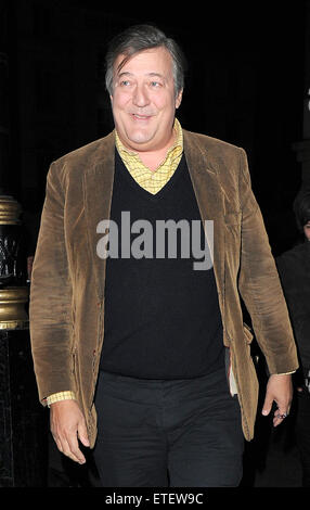 Harvey Weinstein's pre-BAFTA dîner à Little House, en partenariat avec Burberry & oie grise avec : Stephen Fry Où : London, Royaume-Uni Quand : 06 Mar 2015 Source : WENN.com Banque D'Images