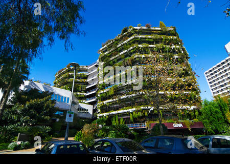 Planeta buiding (Banca Catalana bâtiment) (1976) par Josep Maria Fargas et Enric Tous. Barcelone. Banque D'Images