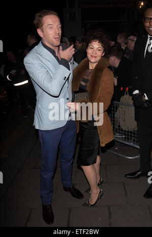 Pre-BAFTA Annabelle's dîner organisé par Charles Finch et Chanel avec : Damian Lewis, Helen McCrory Où : London, Royaume-Uni Quand : 07 Mar 2015 Crédit : Daniel Deme/WENN.com Banque D'Images