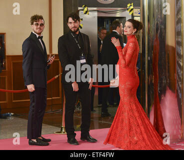 Goya 29 prix lors de la Convention de Principe Felipe - Centre d' arrivées : Macarena Gomez Où : Madrid, Espagne Quand : 07 Mar 2015 Crédit : Oscar Gonzalez/WENN.com Banque D'Images