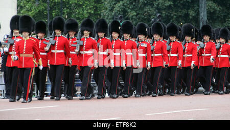 Londres, Royaume-Uni. 13 Juin, 2015. Parade de la couleur à Buckingham Palace le 13 juin 2015 à Londres, en Angleterre. Banque D'Images
