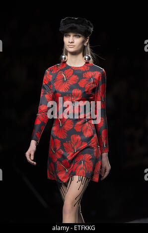 Madrid Fashion Week Automne/Hiver 2015/16 - Maria Escote - Podium Où : Madrid, Espagne Quand : 10 Mar 2015 Crédit : Oscar Gonzalez/WENN.com Banque D'Images