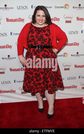 12e édition de la Journée de la femme robe rouge Prix à 10 Columbus Circle - Tapis rouge avec des arrivées : Guest Où : New York City, New York, United States Quand : 10 Mar 2015 Crédit : Derrick Saleurs/WENN.com Banque D'Images