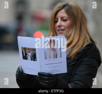 Le Service d'action de grâce pour la vie de Lynda Bellingham Pattemore OBE à Saint Stephens Walbrook comprend : Atmosphère Où : London, Royaume-Uni Quand : 11 Mar 2015 Source : WENN.com Banque D'Images