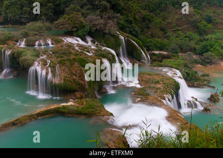 - Bangioc cascade Detian dans Caobang, Vietnam Banque D'Images
