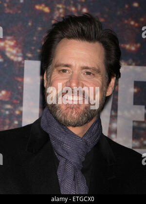 Saturday Night Live 40th Annniversary - Arrivées spéciales avec : Jim Carey Où : New York City, New York, United States Quand : 15 Mar 2015 Crédit : Joel Ginsburg/WENN.com Banque D'Images