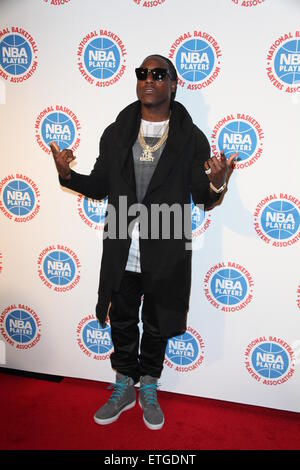 La National Basketball Players Association's Exclusive des joueurs All-Star 2015 Événement social présenté par BET Networks et hébergé par Puff Daddy Combs à Capitale comprend : Ace Hood Où : NYC, New York, United States Quand : 16 Mar 2015 Credit : PNP/WENN.com Banque D'Images