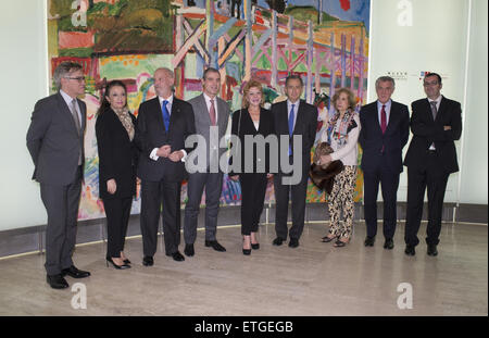 Inauguration de l'exposition Dufy au Musée Thyssen-Bornemisza à Madrid comprend : la baronne Thyssen Où : Madrid, Espagne Quand : 16 Mar 2015 Crédit : Oscar Gonzalez/WENN.com Banque D'Images