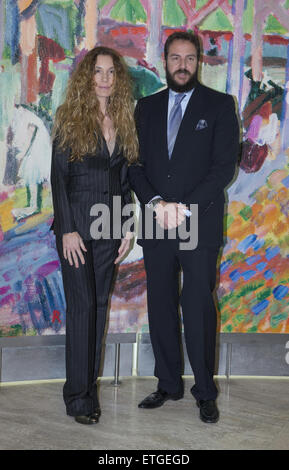 Inauguration de l'exposition Dufy au Musée Thyssen-Bornemisza à Madrid comprend : Borga Thyssen, Cuesta Blanca où : Madrid, Espagne Quand : 16 Mar 2015 Crédit : Oscar Gonzalez/WENN.com Banque D'Images