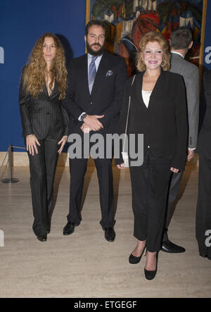 Inauguration de l'exposition Dufy au Musée Thyssen-Bornemisza à Madrid comprend : la baronne Thyssen, Borga Thyssen, Cuesta Blanca où : Madrid, Espagne Quand : 16 Mar 2015 Crédit : Oscar Gonzalez/WENN.com Banque D'Images