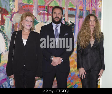 Inauguration de l'exposition Dufy au Musée Thyssen-Bornemisza à Madrid comprend : la baronne Thyssen, Borga Thyssen, Cuesta Blanca où : Madrid, Espagne Quand : 16 Mar 2015 Crédit : Oscar Gonzalez/WENN.com Banque D'Images