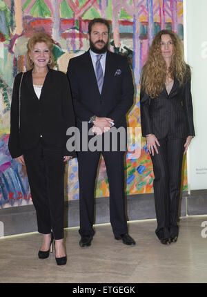 Inauguration de l'exposition Dufy au Musée Thyssen-Bornemisza à Madrid comprend : la baronne Thyssen, Borga Thyssen, Cuesta Blanca où : Madrid, Espagne Quand : 16 Mar 2015 Crédit : Oscar Gonzalez/WENN.com Banque D'Images