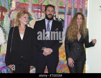 Inauguration de l'exposition Dufy au Musée Thyssen-Bornemisza à Madrid comprend : la baronne Thyssen, Borga Thyssen, Cuesta Blanca où : Madrid, Espagne Quand : 16 Mar 2015 Crédit : Oscar Gonzalez/WENN.com Banque D'Images