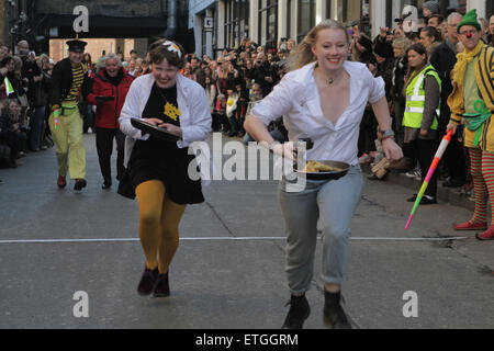 Grande course de crêpes Spitalfields Où : London, Royaume-Uni Quand : 17 Mar 2015 Crédit : Duval/WENN.com Banque D'Images