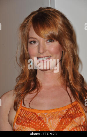 LOS ANGELES, CA - le 23 octobre 2011 Actrice : Alicia Witt au 2011 Rodeo Drive Walk of Style gala maison de mode italienne Missoni et top model Iman, sur Rodeo Drive à Beverly Hills. Octobre 23, 2011 Los Angeles, CA Banque D'Images