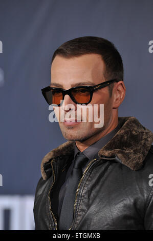 LOS ANGELES, CA - 20 octobre 2011 : Joey Lawrence au Los Angeles premiere de 'In Time' au Regency Village Theatre, Westwood. Octobre 20, 2011 Los Angeles, CA Banque D'Images