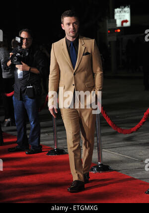 LOS ANGELES, CA - 20 octobre 2011 : Justin Timberlake au Los Angeles première de son nouveau film 'In Time' au Regency Village Theatre, Westwood. Octobre 20, 2011 Los Angeles, CA Banque D'Images