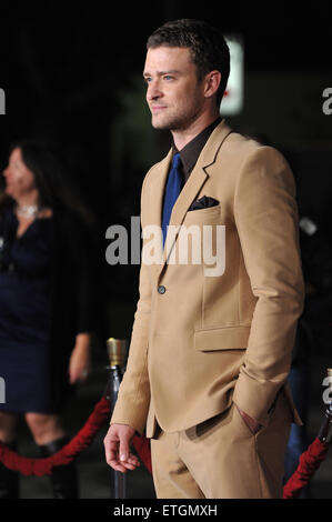 LOS ANGELES, CA - 20 octobre 2011 : Justin Timberlake au Los Angeles première de son nouveau film 'In Time' au Regency Village Theatre, Westwood. Octobre 20, 2011 Los Angeles, CA Banque D'Images