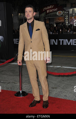 LOS ANGELES, CA - 20 octobre 2011 : Justin Timberlake au Los Angeles première de son nouveau film 'In Time' au Regency Village Theatre, Westwood. Octobre 20, 2011 Los Angeles, CA Banque D'Images