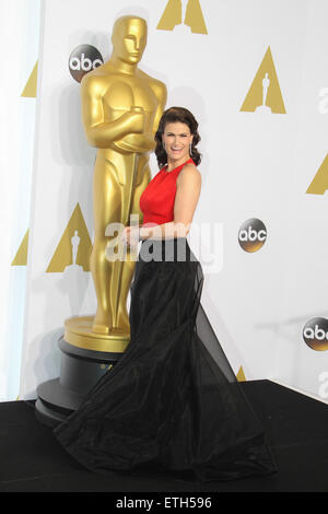 87e Academy Awards annuels - Salle de presse au Kodak Theater avec Idina Menzel : où : Los Angeles, California, United States Quand : 22 Mar 2015 Crédit : FayesVision/WENN.com Banque D'Images