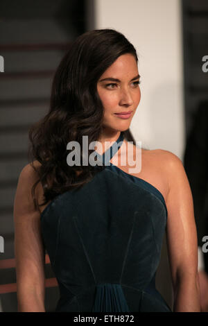 Assister à des célébrités 2015 Vanity Fair Oscar Party à Wallis Annenberg Center for the Performing Arts avec l'Hôtel de Ville à Beverly Hills. Avec : Olivia Munn Où : Los Angeles, California, United States Quand : 22 Mar 2015 Crédit : Brian à/WENN.com Banque D'Images