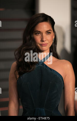 Assister à des célébrités 2015 Vanity Fair Oscar Party à Wallis Annenberg Center for the Performing Arts avec l'Hôtel de Ville à Beverly Hills. Avec : Olivia Munn Où : Los Angeles, California, United States Quand : 22 Mar 2015 Crédit : Brian à/WENN.com Banque D'Images