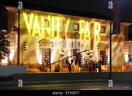 Vue extérieure de la Wallis Annenberg Center for the Performing Arts, l'hôte du lieu de la 2015 Vanity Fair Oscar Party Où : Los Angeles, California, United States Quand : 23 févr. 2015 : l'argent de crédit/WENN.com chaud $ Banque D'Images