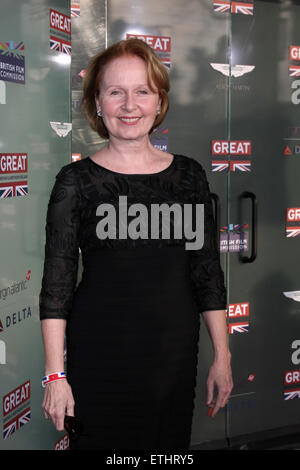 Une grande réception en l'honneur du film britannique British Academy Award nominations avec : Kate Burton Où : West Hollywood, California, United States Quand : 21 Mar 2015 Crédit : Nicky Nelson/WENN.com Banque D'Images