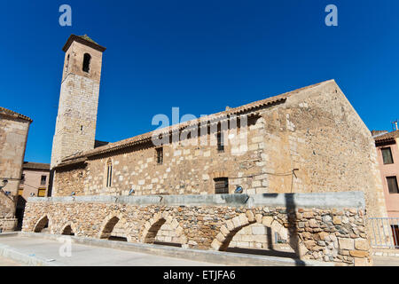 L'église de Sant Miquel. XIII siècle. Montblanc. Banque D'Images