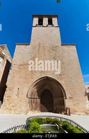 Sant Miquel de l'Espluga de Francolí église. Cité médiévale. l'Espluga de Francolí. Banque D'Images