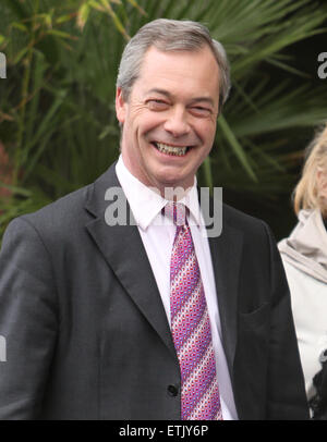 Nigel Farage en dehors de l'ITV Studios avec Nigel Farage : où : London, Royaume-Uni Quand : 05 mars 2015 Credit : Rocky/WENN.com Banque D'Images