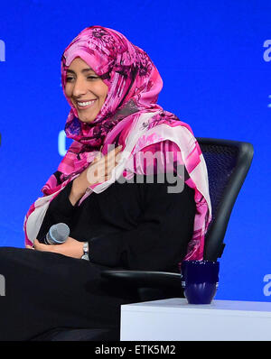 La Clinton Global Initiative University - Fast Forward : Accélérer les possibilités pour tous les musiciens : Tawakkol Karman Où : Coral Gables, Florida, United States Quand : 06 mars 2015 : Crédit Photographie/WENN.com JLN Banque D'Images