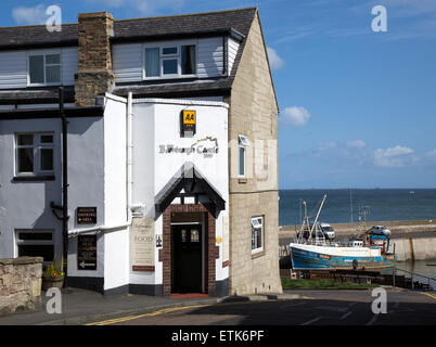 Château de Bamburgh Inn hotel, Largs, Northumberland, England, UK Banque D'Images