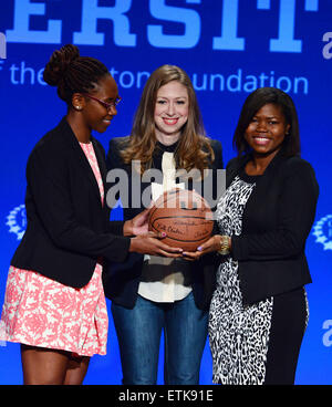 La Clinton Global Initiative University - Fast Forward : Accélérer les possibilités pour tous les détenus à la BankUnited Center avec Chelsea Clinton : où : Coral Gables, Florida, United States Quand : 07 mars 2015 : Crédit Photographie/WENN.com JLN Banque D'Images