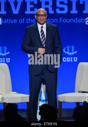 La Clinton Global Initiative University - Fast Forward : Accélérer les possibilités pour tous les détenus à la BankUnited Center avec : Larry Wilmore Où : Coral Gables, Florida, United States Quand : 07 mars 2015 : Crédit Photographie/WENN.com JLN Banque D'Images