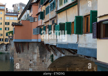 Le Ponte Vecchio, l'ancien pont', Florence, Italie Banque D'Images
