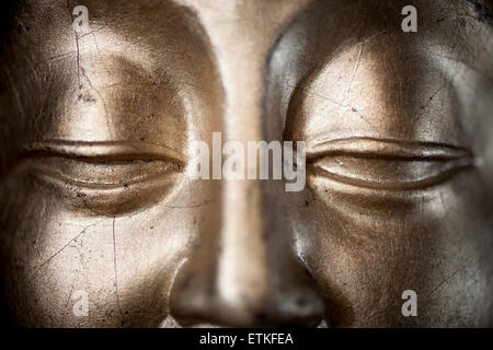 Close up of Buddha Head Banque D'Images