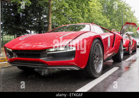 Turin, Italie. 14 Juin, 2015. Le prototype du parcours 'Giugiaro' au cours de la Parco Valentino Gran Premio de Turin Crédit : Edoardo Nicolino/Alamy Live News Banque D'Images