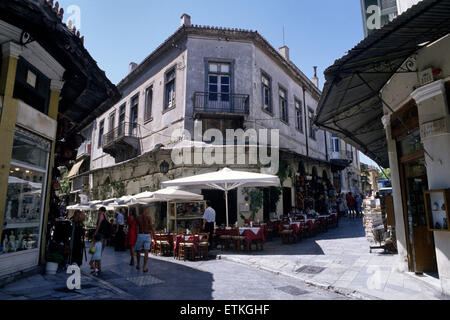 Grèce, Athènes, Plaka Banque D'Images