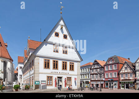 Ancien hôtel de ville, place du marché, Celle, Basse-Saxe, Allemagne Banque D'Images