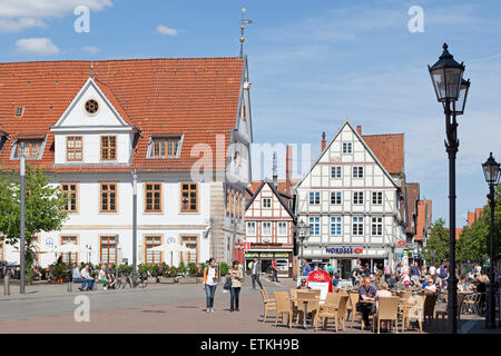 Ancien hôtel de ville, place du marché, Celle, Basse-Saxe, Allemagne Banque D'Images