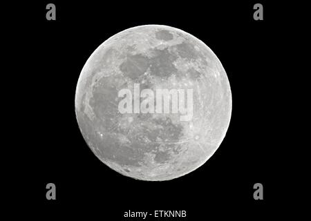 Pleine lune closeup Banque D'Images