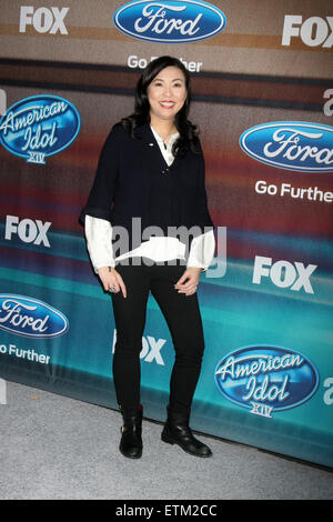 American Idol Saison 14 finalistes - Parti avec des arrivées : Hannah Un Où : Los Angeles, California, United States Quand : 11 Mar 2015 Crédit : Nicky Nelson/WENN.com Banque D'Images