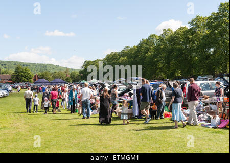 Titsey Rotary Club Van Voiture démarrer juste à Oxted recreational park Master Park 7 Juin 2015 Banque D'Images