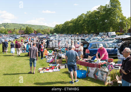 Titsey Rotary Club Van Voiture démarrer juste à Oxted recreational park Master Park 7 Juin 2015 Banque D'Images