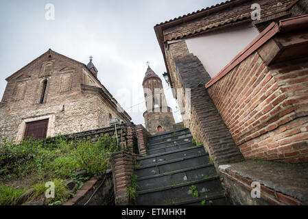 St George's Church in Sighnaghi town dans la région de Kakheti, un de la plus petite ville en Géorgie Banque D'Images