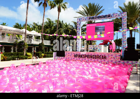 Victoria Secret Nation rose accueille le Ultimate Spring Break avec bash : Atmosphère Où : Miami Beach, Florida, United States Quand : 14 Mar 2015 Crédit : Johnny Louis/WENN.com Banque D'Images