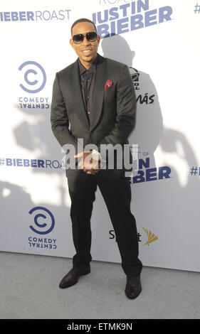 Assister à des célébrités de Comedy Central Roast de Justin Bieber à Studios Sony à Culver City - Arrivées avec Ludacris : où : Los Angeles, California, United States Quand : 15 mars 2015 : Crédit/WENN.com Apega Banque D'Images